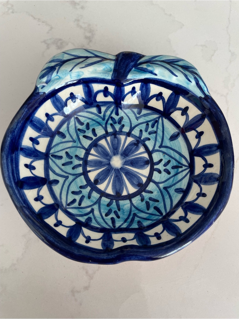Vintage Olaria Capri Portugal Hand-painted trinket dish